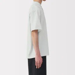 Men's Breathable Stand Collar Short Sleeve Shirt