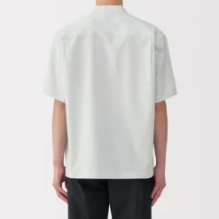 Men's Breathable Stand Collar Short Sleeve Shirt