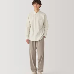 Men's Broadcloth Striped Long Sleeve Shirt
