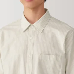 Men's Broadcloth Striped Long Sleeve Shirt