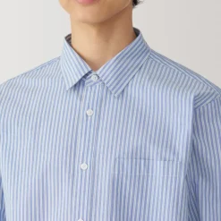 Men's Broadcloth Striped Long Sleeve Shirt