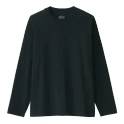 Men's Brushed Crew Neck Long Sleeve T-Shirt