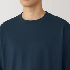 Men's Brushed Crew Neck Long Sleeve T-Shirt
