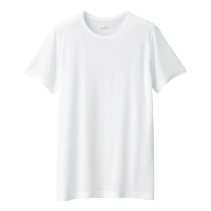 Men's Cool Touch Smooth Crew Neck Short Sleeve T-Shirt