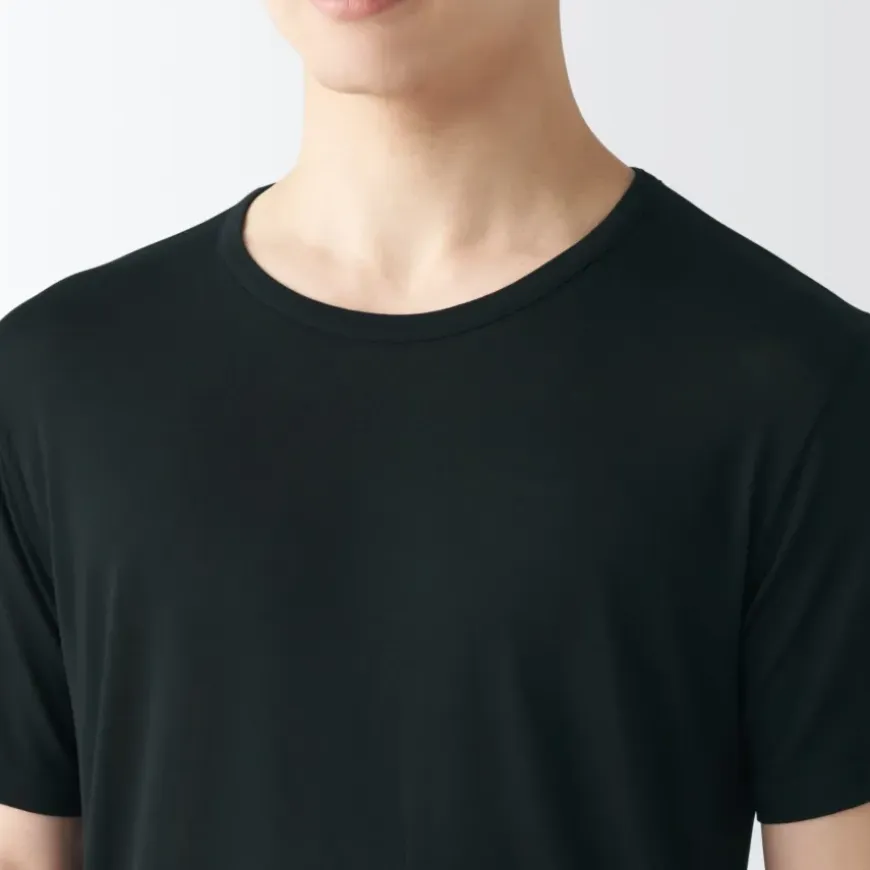 Men's Cool Touch Smooth Crew Neck Short Sleeve T-Shirt