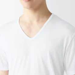 Men's Cool Touch Smooth V-Neck Short Sleeve T-Shirt