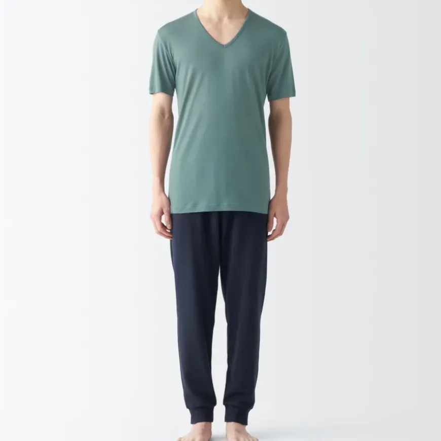 Men's Cool Touch Smooth V-Neck Short Sleeve T-Shirt
