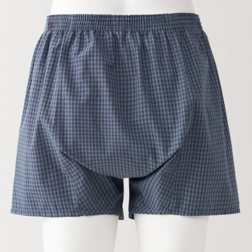 Men's Cotton Broadcloth Front Open Trunks