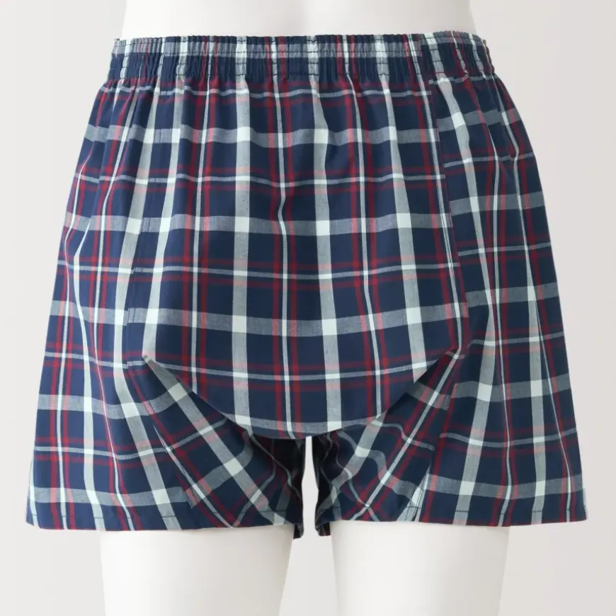 Men's Cotton Broadcloth Front Open Trunks