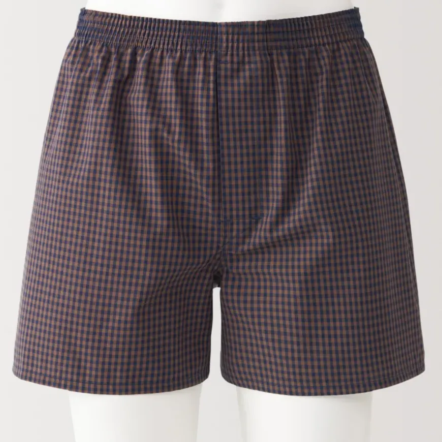 Men's Cotton Broadcloth Front Open Trunks