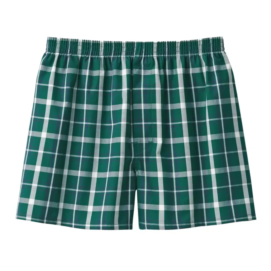 Men's Cotton Broadcloth Front Open Trunks