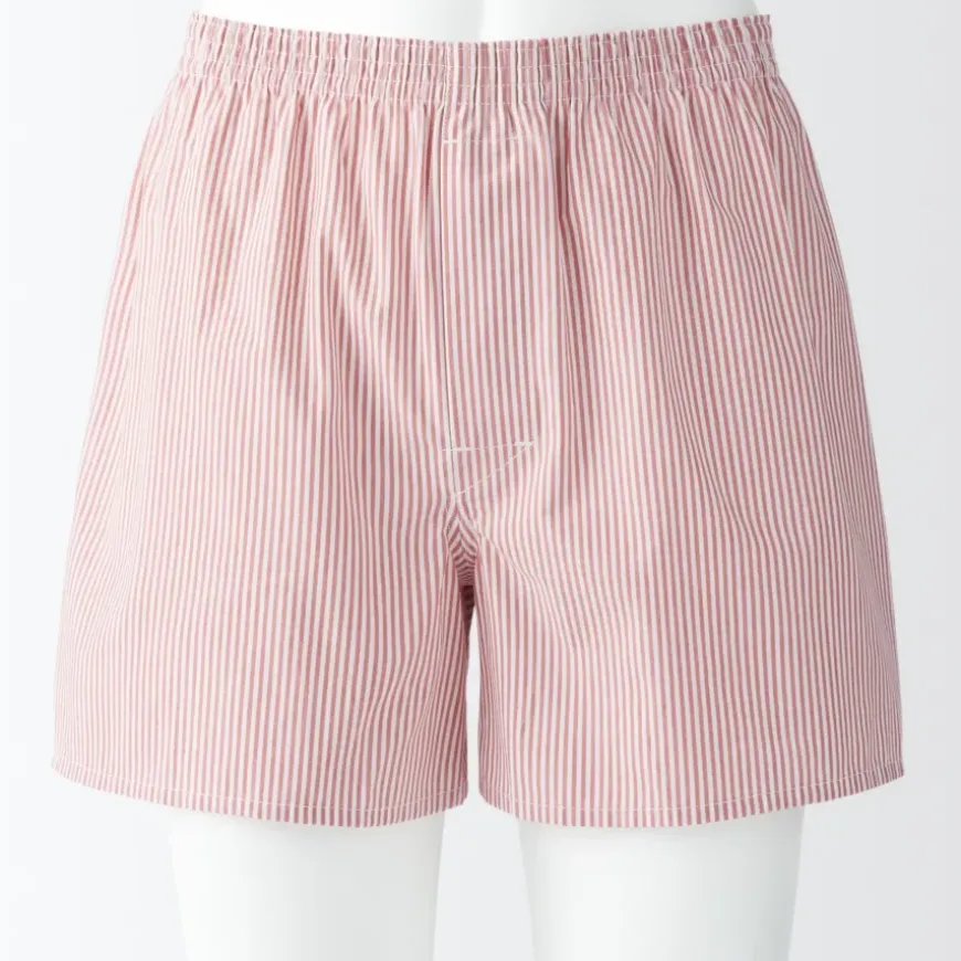 Men's Cotton Broadcloth Front Open Trunks