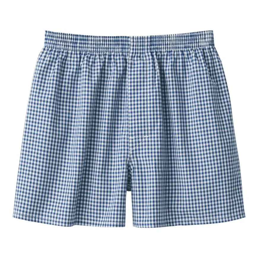 Men's Cotton Broadcloth Front Open Trunks