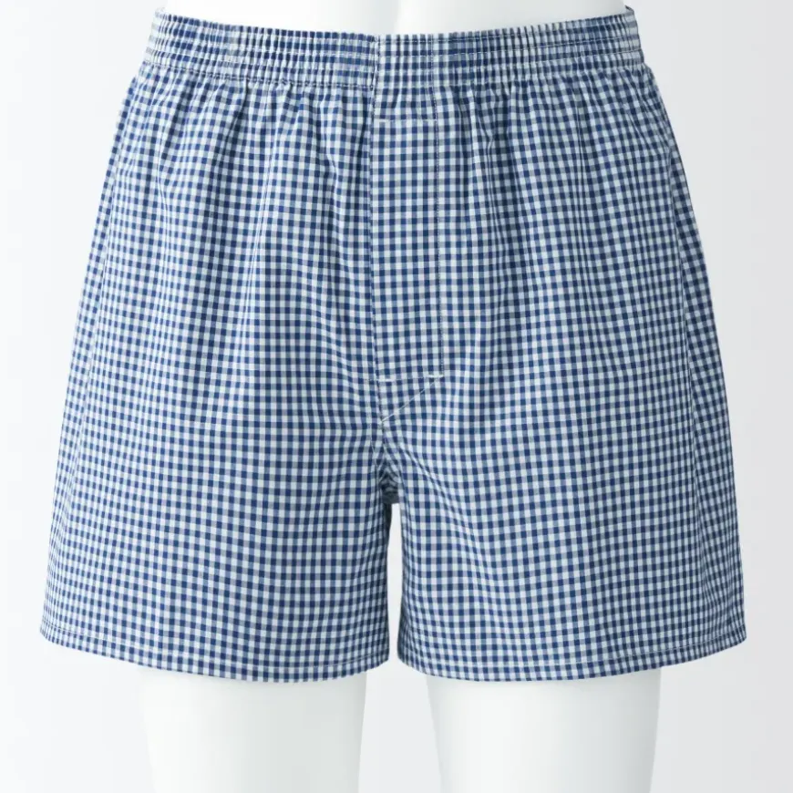 Men's Cotton Broadcloth Front Open Trunks