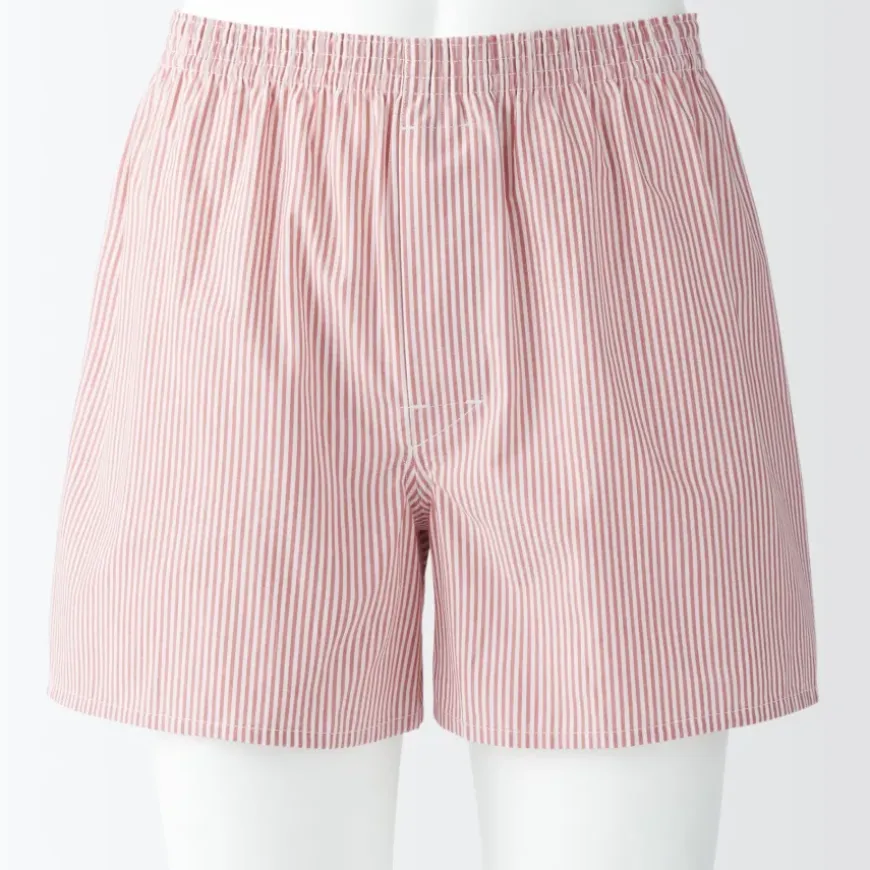 Men's Cotton Broadcloth Front Open Trunks
