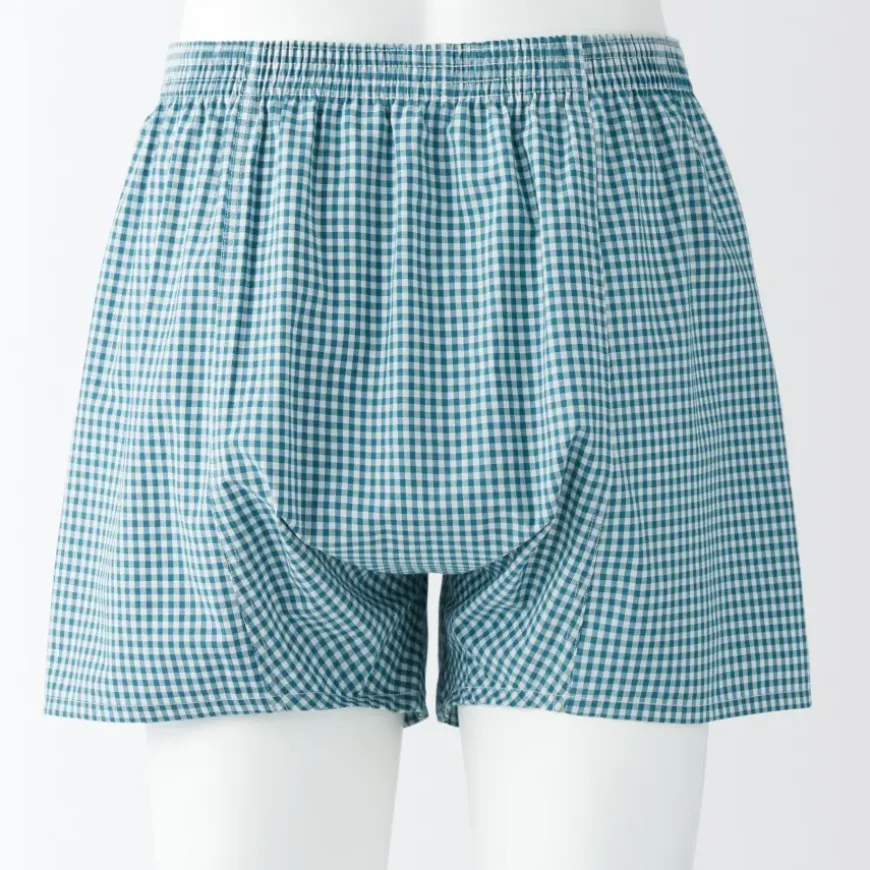 Men's Cotton Broadcloth Front Open Trunks