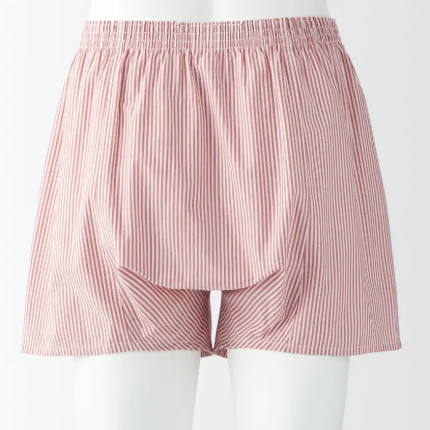 Men's Cotton Broadcloth Front Open Trunks