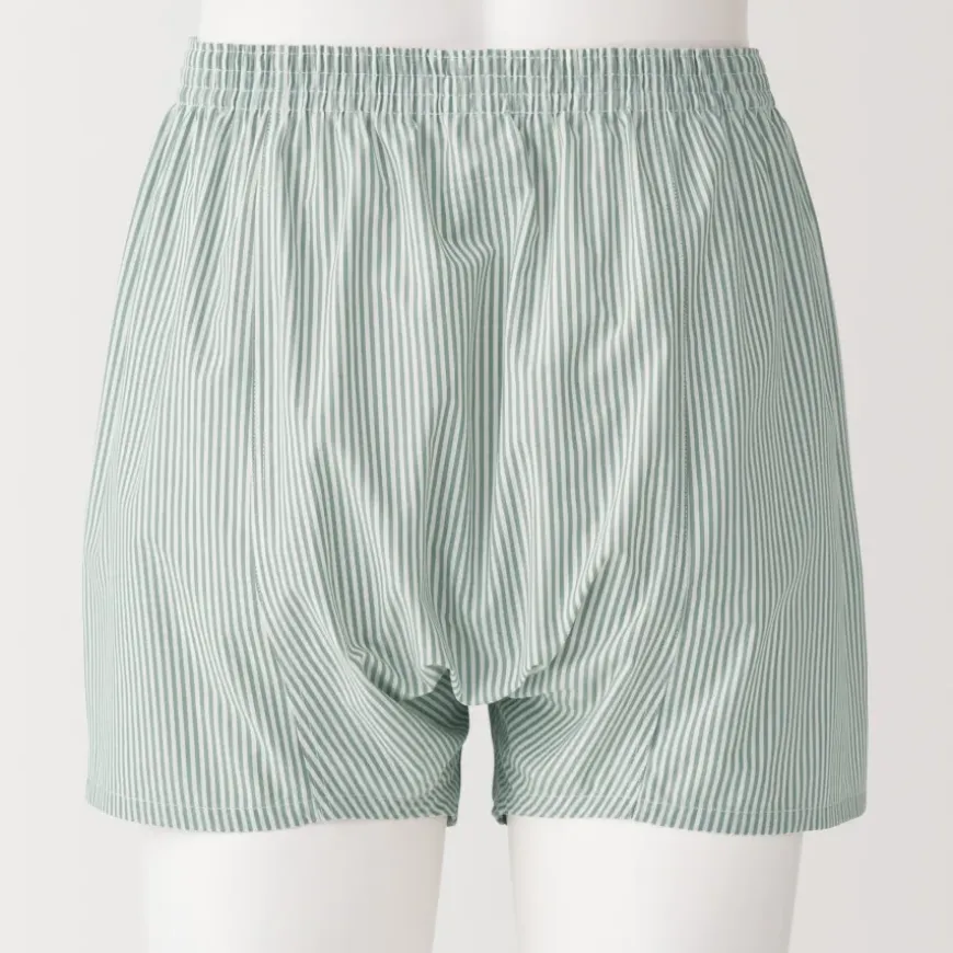 Men's Cotton Broadcloth Front Open Trunks