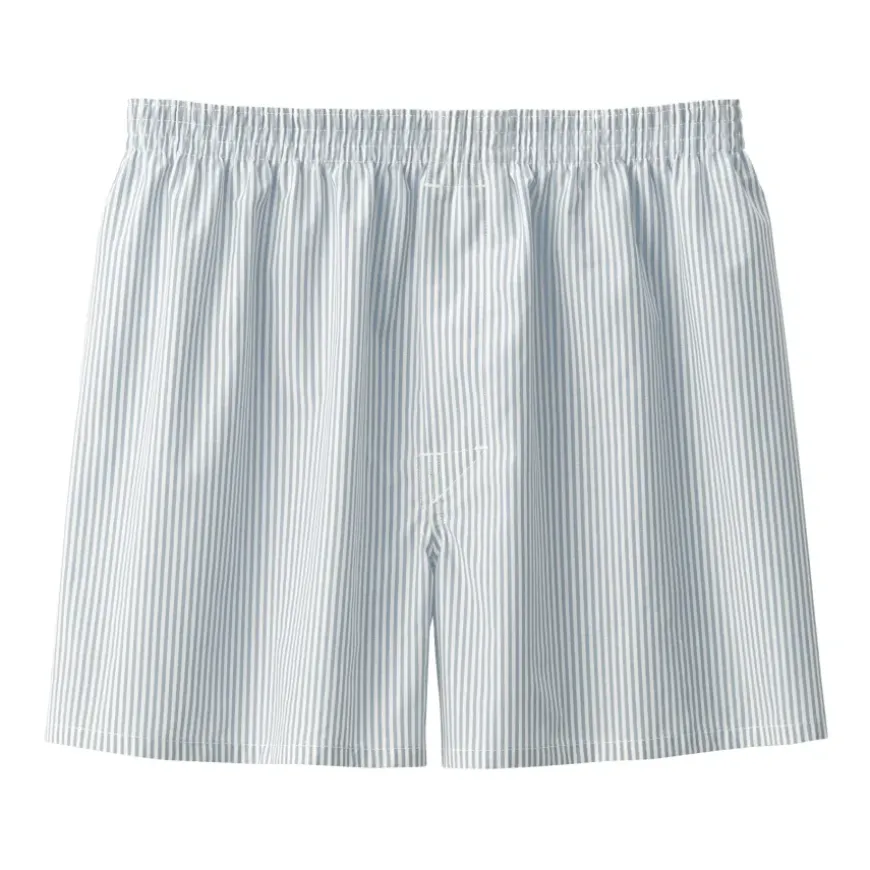 Men's Cotton Broadcloth Front Open Trunks