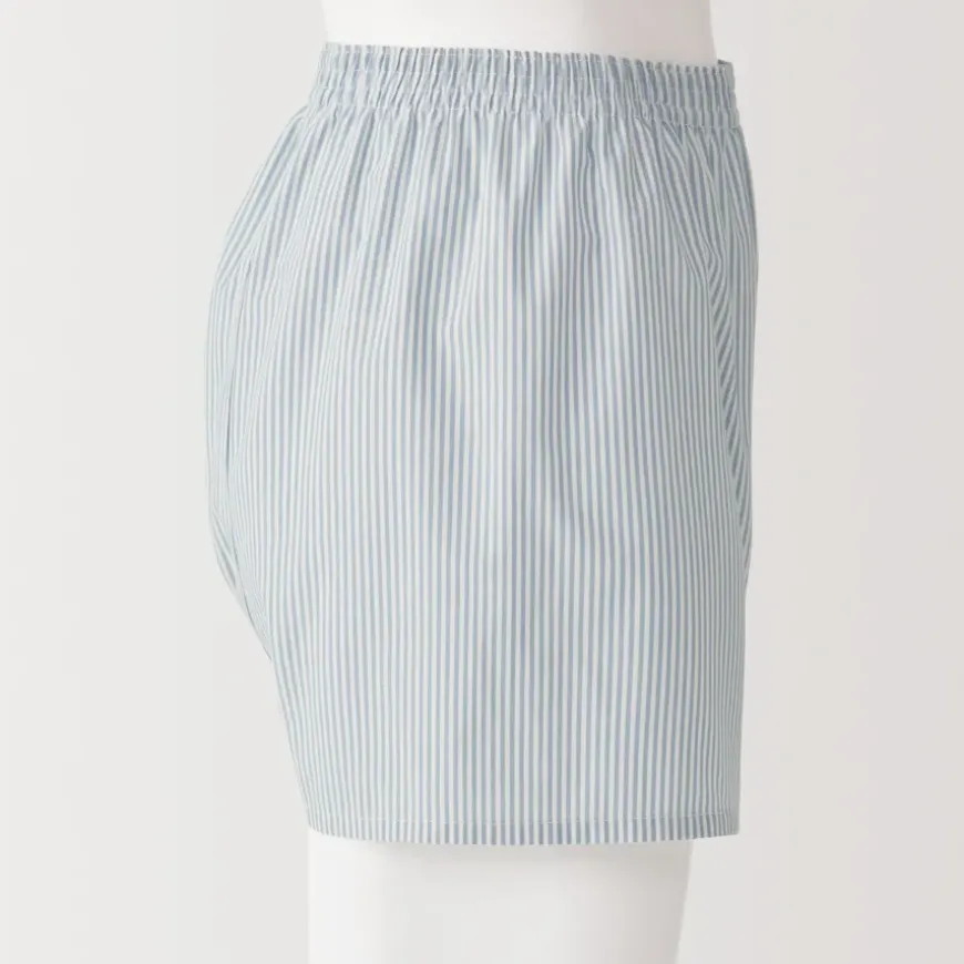 Men's Cotton Broadcloth Front Open Trunks