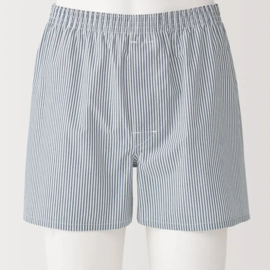 Men's Cotton Broadcloth Front Open Trunks