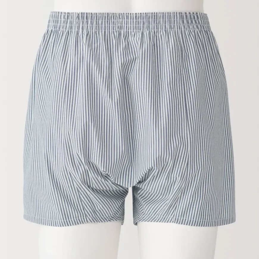 Men's Cotton Broadcloth Front Open Trunks