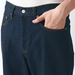Men's Denim Regular Pants - Dark Navy (L 32inch / 82cm)