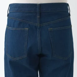 Men's Denim Regular Pants Blue (L 32inch / 82cm)