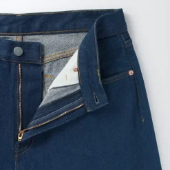 Men's Denim Regular Pants Blue (L 32inch / 82cm)