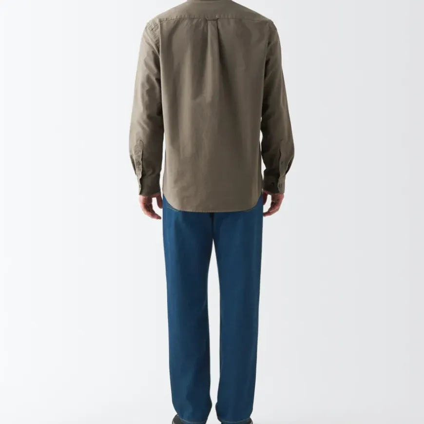 Men's Denim Regular Pants Blue (L 30inch / 76cm)