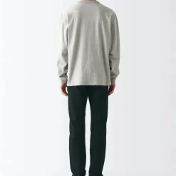 Men's Denim Regular Pants Black (L 32inch / 82cm)