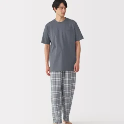 Men's Double Gauze Short Sleeve Loungewear Set