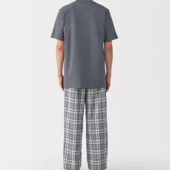Men's Double Gauze Short Sleeve Loungewear Set