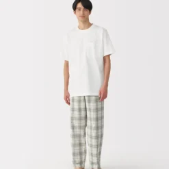 Men's Double Gauze Short Sleeve Loungewear Set