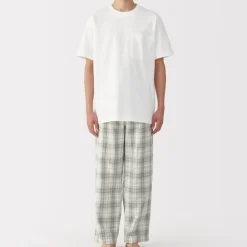 Men's Double Gauze Short Sleeve Loungewear Set