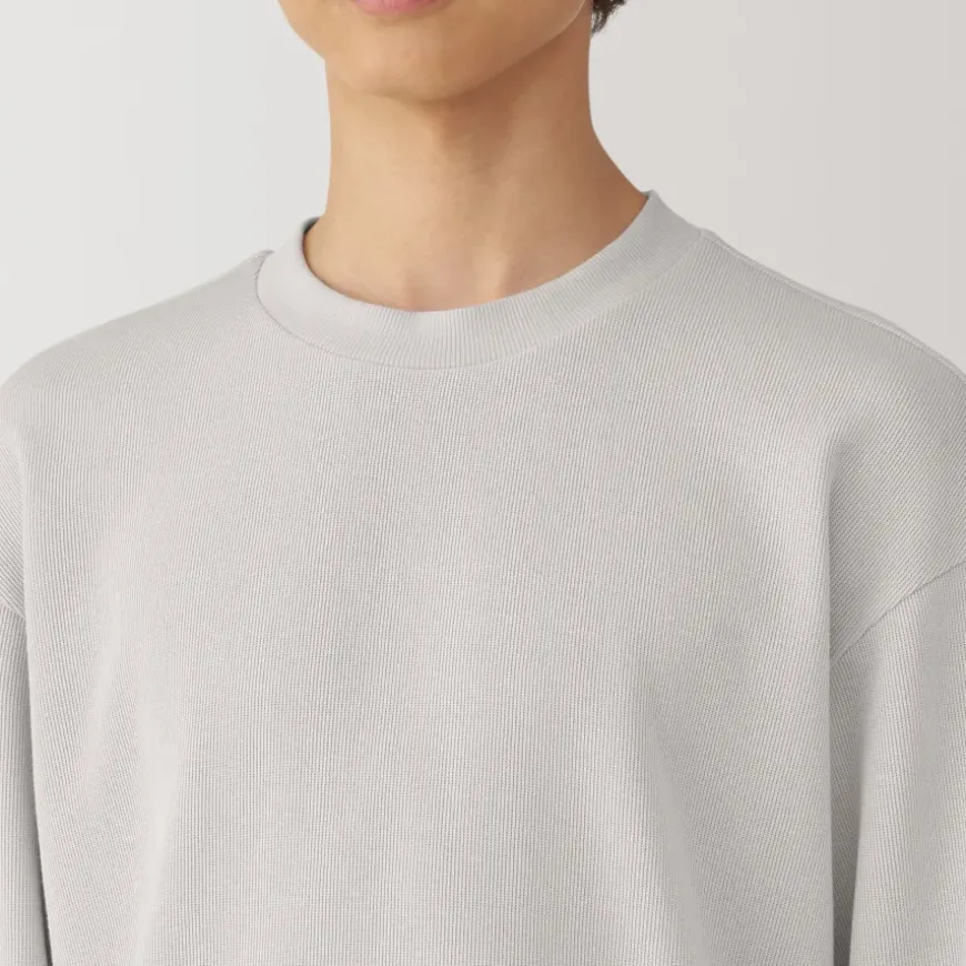 Men's Double Knitted Crew Neck Pullover