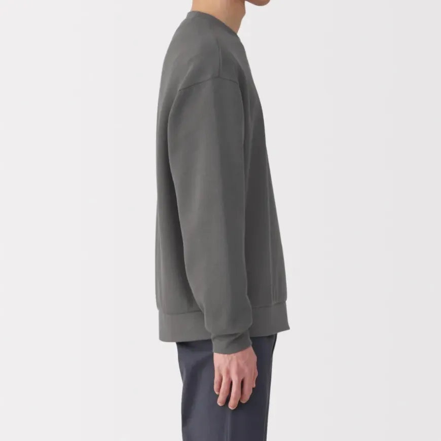 Men's Double Knitted Crew Neck Pullover
