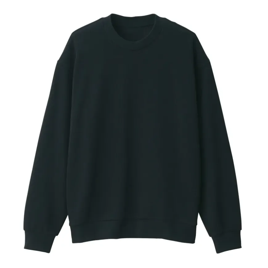 Men's Double Knitted Crew Neck Pullover