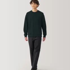 Men's Double Knitted Crew Neck Pullover