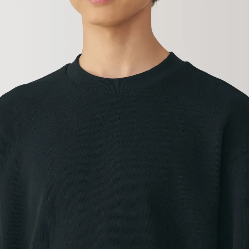 Men's Double Knitted Crew Neck Pullover