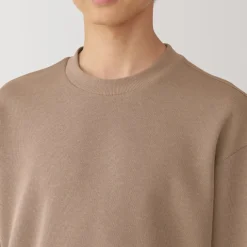 Men's Double Knitted Crew Neck Pullover