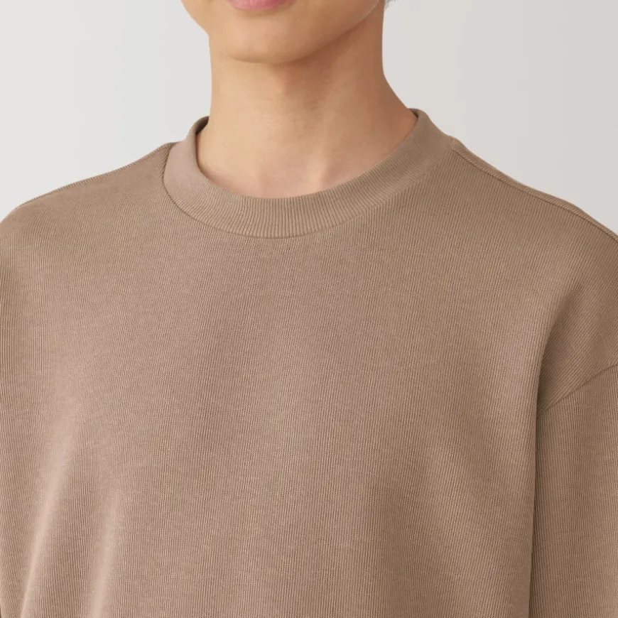 Men's Double Knitted Crew Neck Pullover