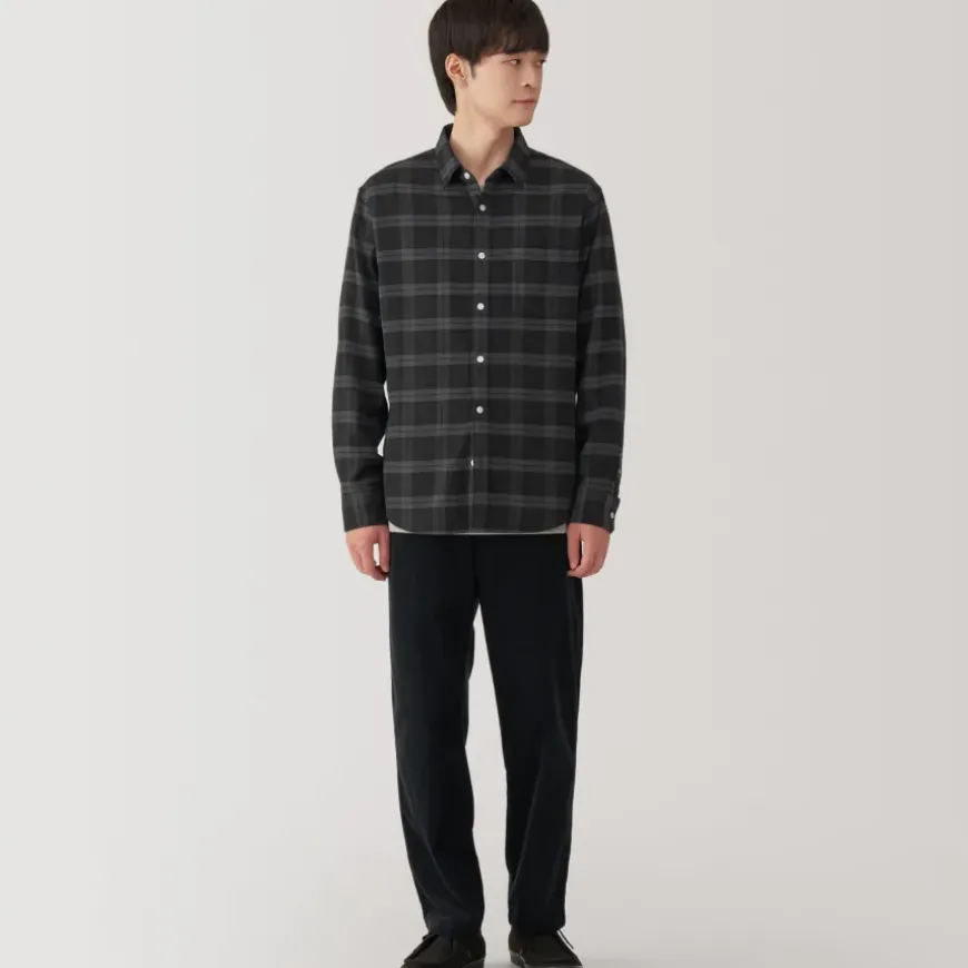 Men's Flannel Long Sleeve Patterned Shirt