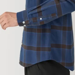 Men's Flannel Long Sleeve Patterned Shirt