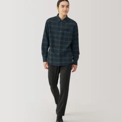 Men's Flannel Long Sleeve Patterned Shirt