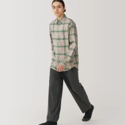Men's Flannel Long Sleeve Patterned Shirt