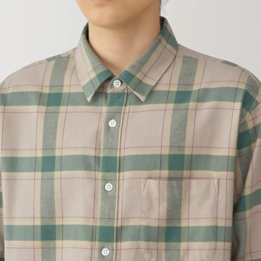 Men's Flannel Long Sleeve Patterned Shirt