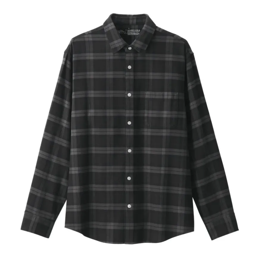 Men's Flannel Long Sleeve Patterned Shirt