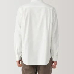 Men's Flannel Stand Collar Long Sleeve Shirt
