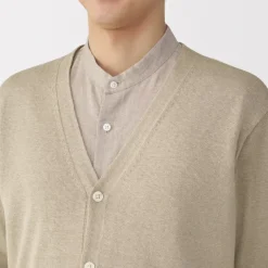 Men's Hemp Blend V-Neck Cardigan